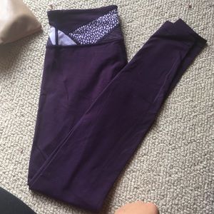 purple lululemon tights